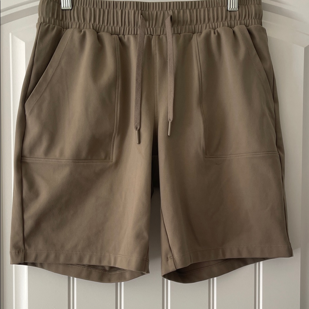 Mondetta Womens Lt Brown Taupe Athletic Shorts Small